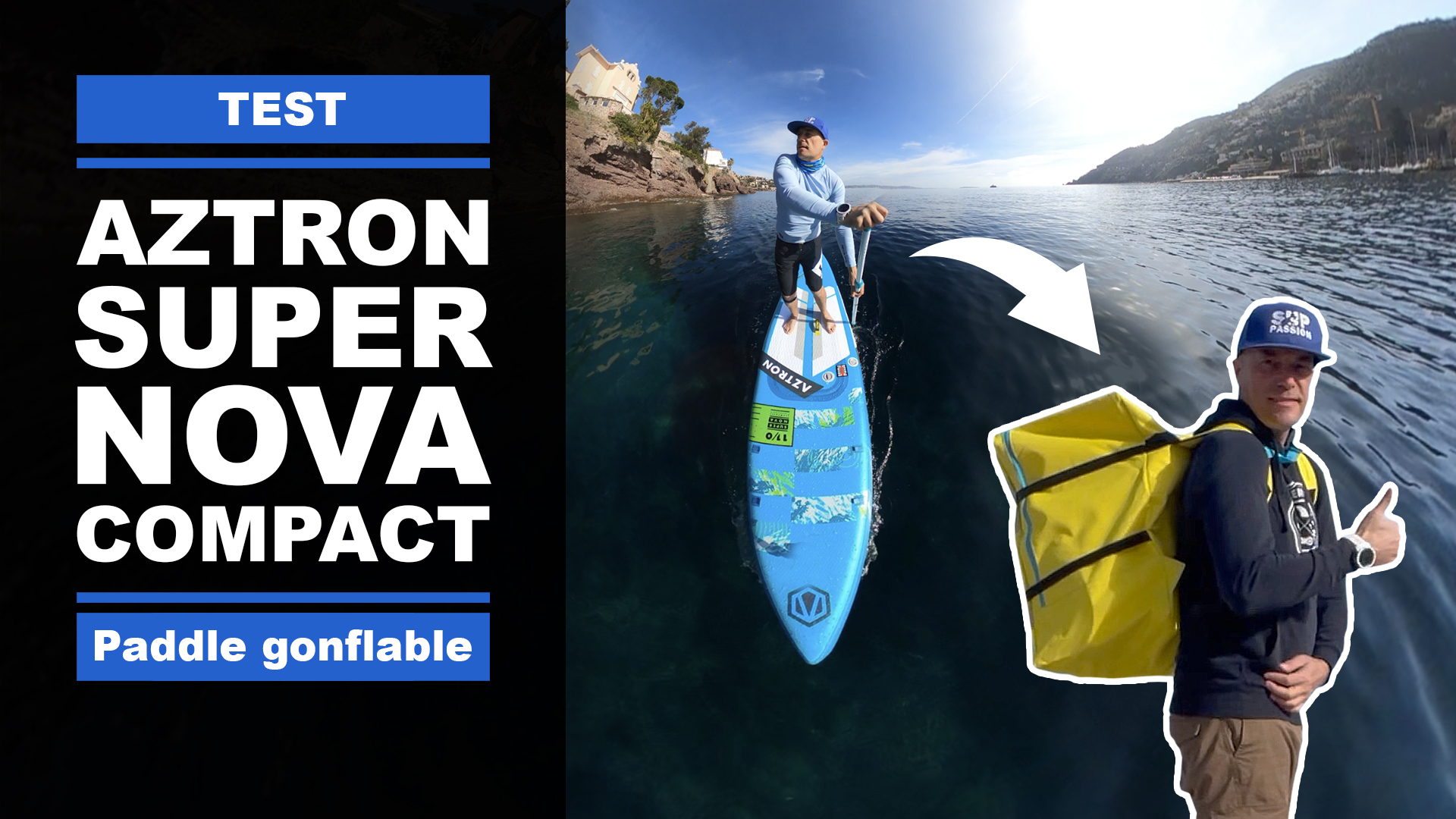 Test paddle compact Super Nova de Aztron