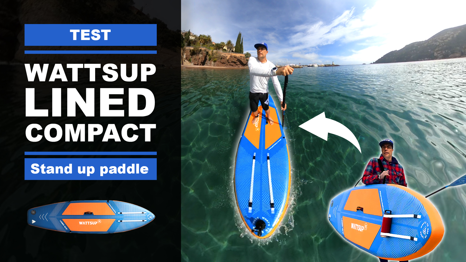 Test paddle compact WattSUP Lined 10'2