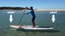 Comment pagayer en paddle avec du vent de travers ?