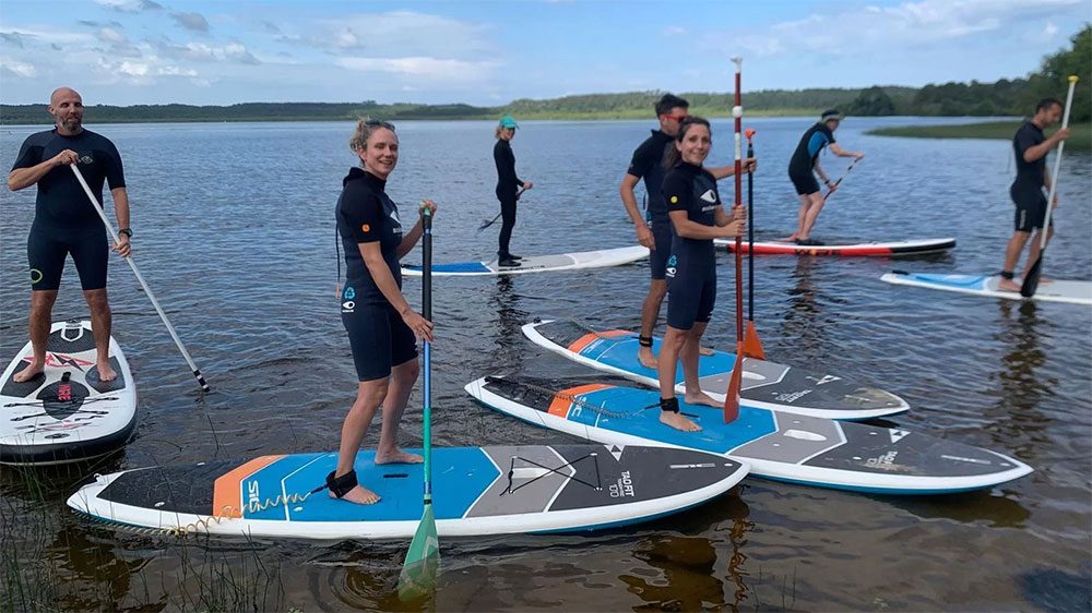 Formation des profs d'EPS au stand up paddle