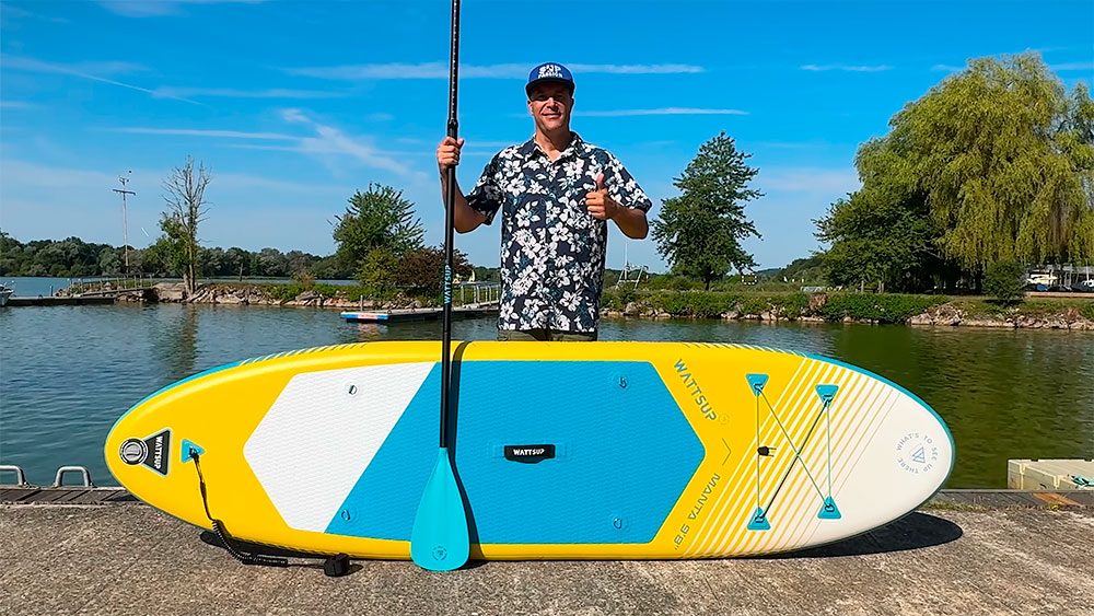 Test paddle gonflable Manta 9'8 de WattSUP