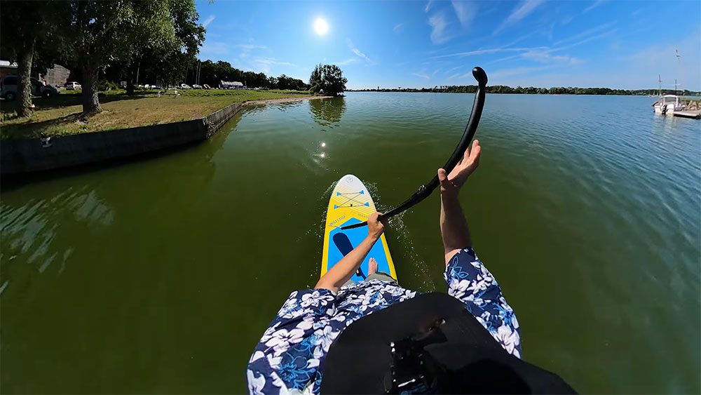 Test paddle gonflable Manta 9'8 de WattSUP