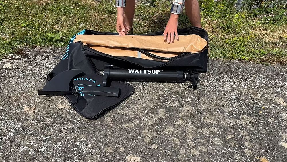 Test paddle gonflable Manta 9'8 de WattSUP