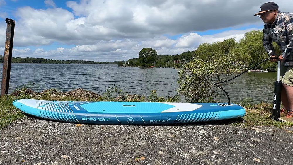 Test paddle gonflable Mora 10'6 de WattSUP