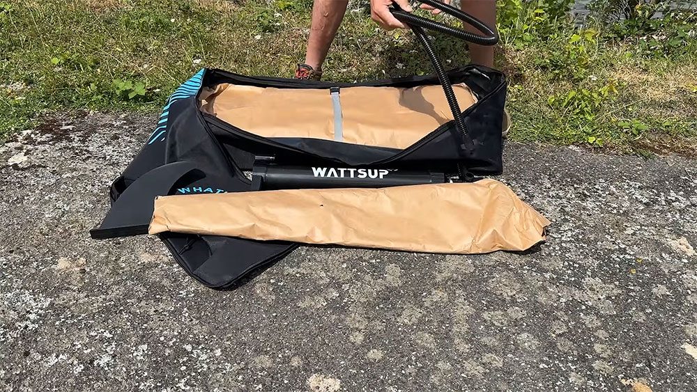 Test paddle gonflable Mora 10'6 de WattSUP