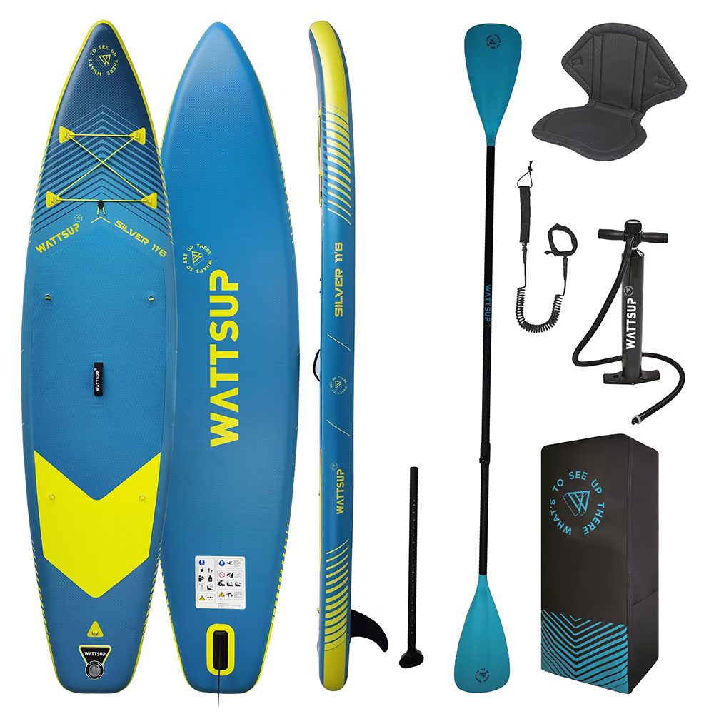 Test paddle gonflable Silver 11'6 de WattSUP