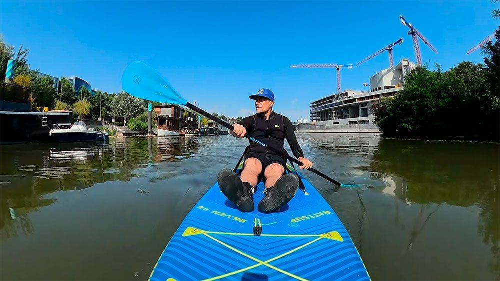 Test paddle gonflable Silver 11'6 de WattSUP