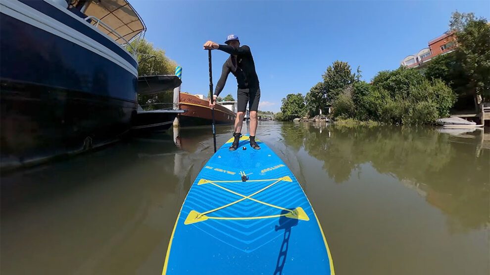 Test paddle gonflable Silver 11'6 de WattSUP