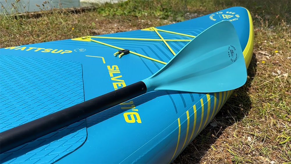 Test paddle gonflable Silver 11'6 de WattSUP