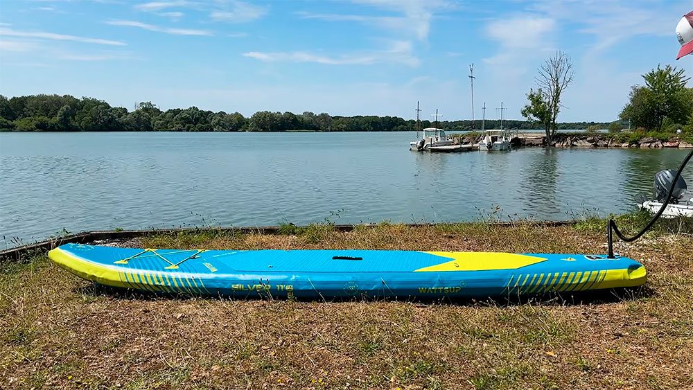 Test paddle gonflable Silver 11'6 de WattSUP