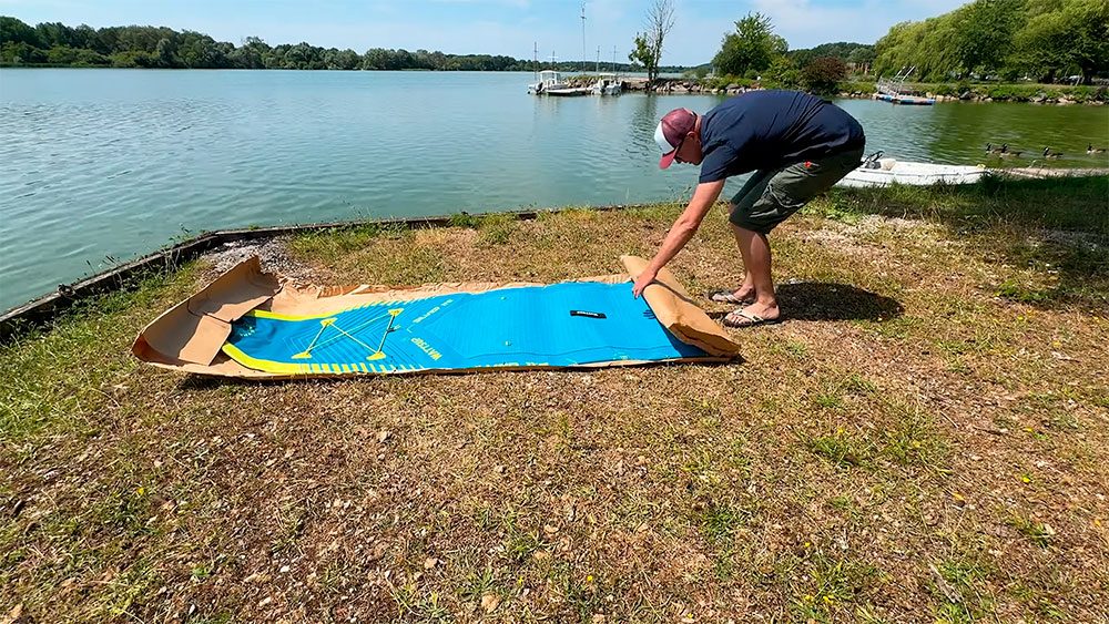 Test paddle gonflable Silver 11'6 de WattSUP