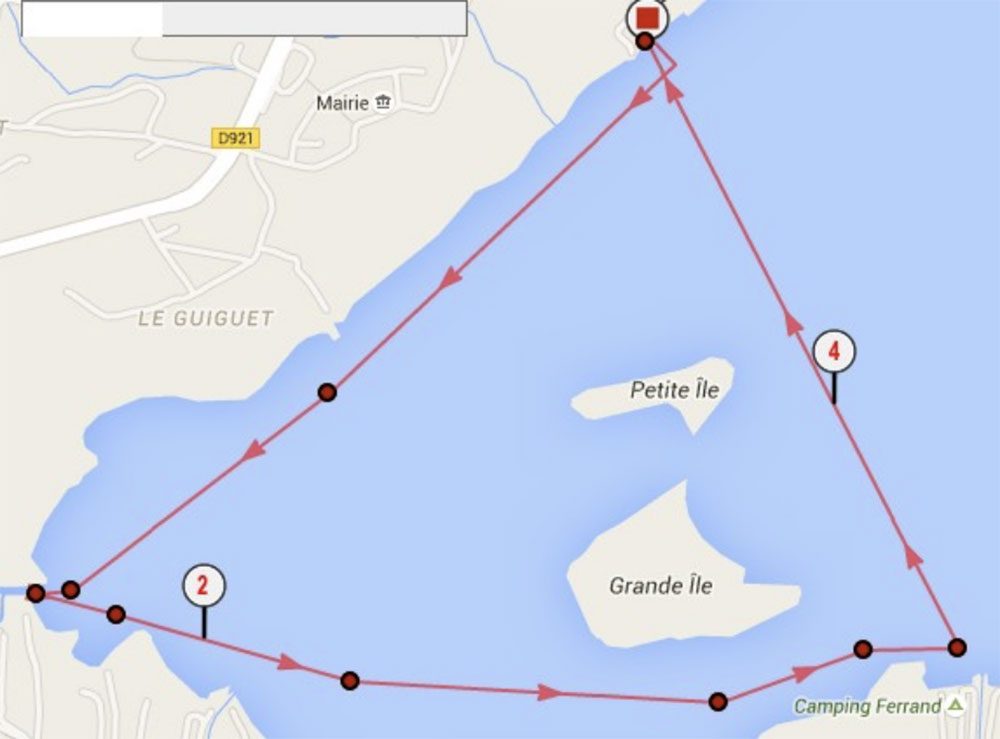 Parcours de la longue distance (11,5 km)