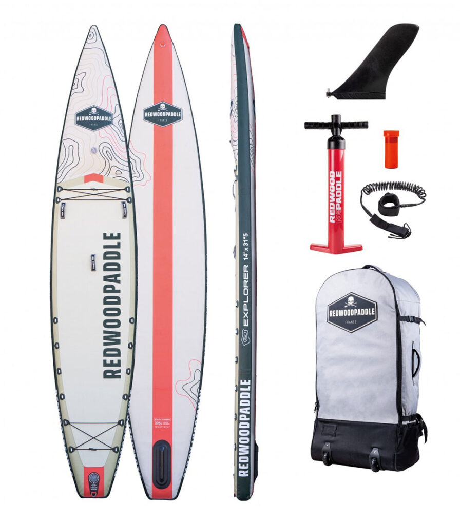 Nouveau SUP Explorer double chambre de Redwoodpaddle