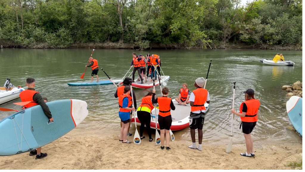 Découverte de la Seine matinale en paddle à Nogent-sur-Seine