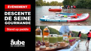 Descente de Seine gourmande en paddle à Nogent-sur-Seine