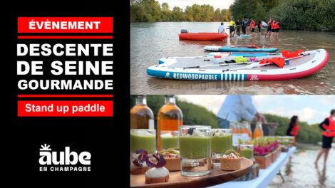 Descente de Seine gourmande en paddle à Nogent-sur-Seine