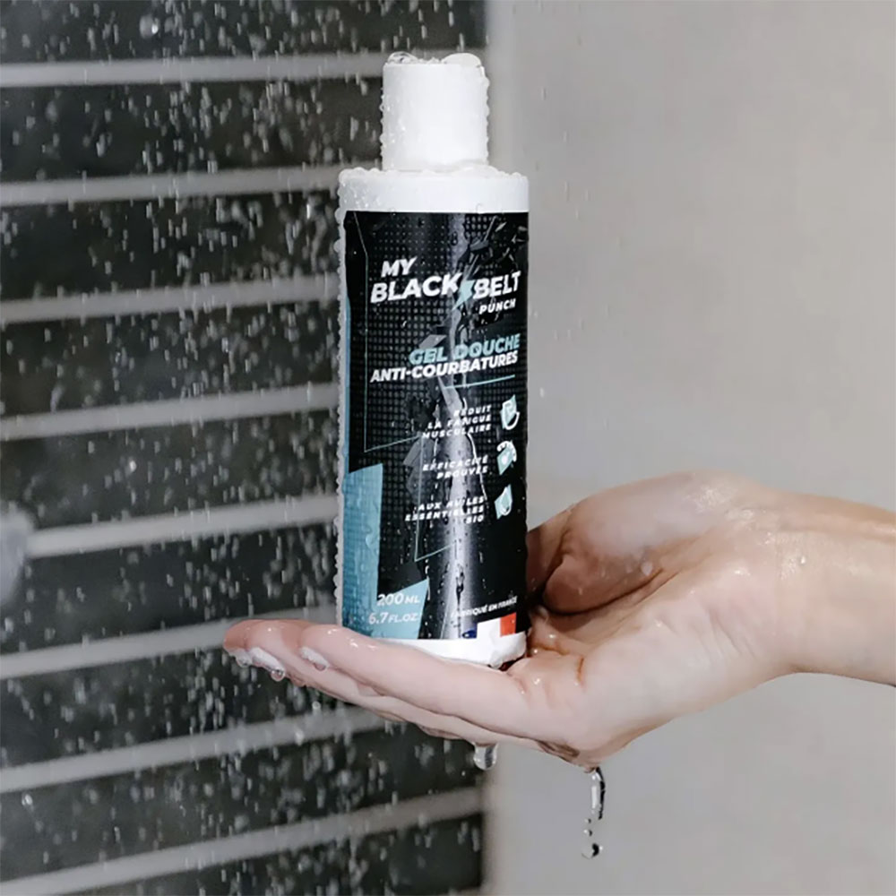 Blackbelt Punch, gel douche anti-courbatures !