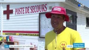 Hendaye, paddle électrique au service des secouristes