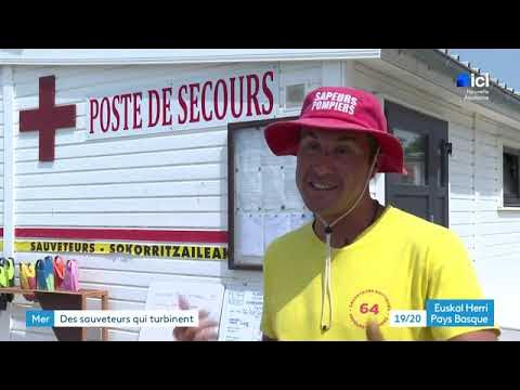 Hendaye, paddle électrique au service des secouristes