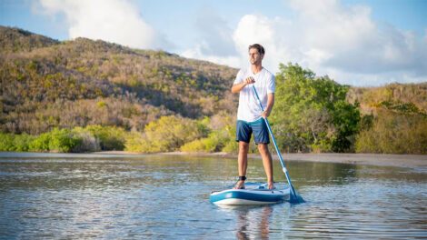 Stand up paddle Decathlon 10 pieds (130 kg max)