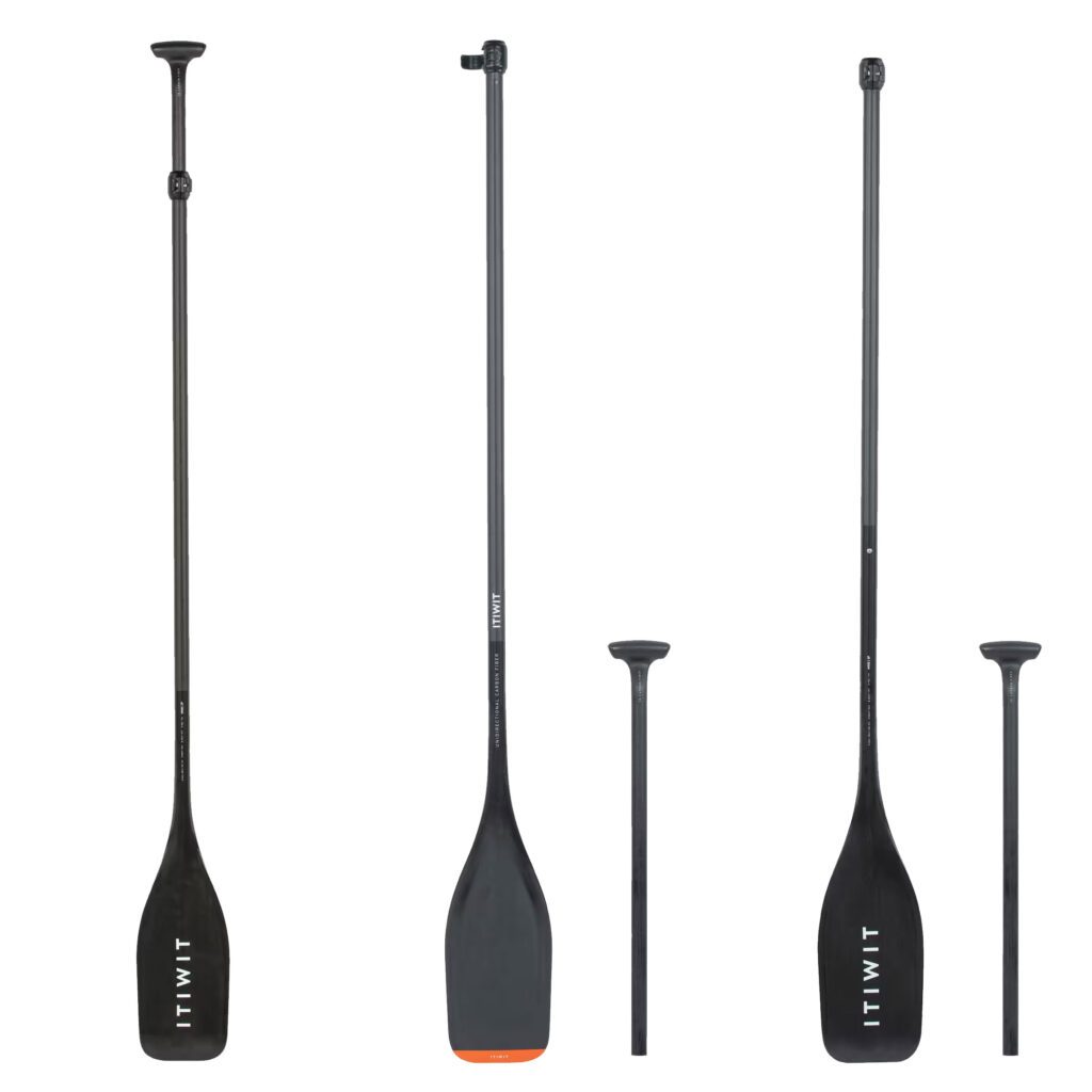 Pagaie paddle 900 carbone en 2 parties Decathlon