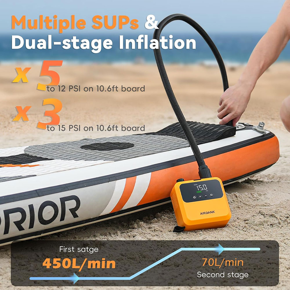 Pompe électrique paddle gonflable Airbank Pulse Pro