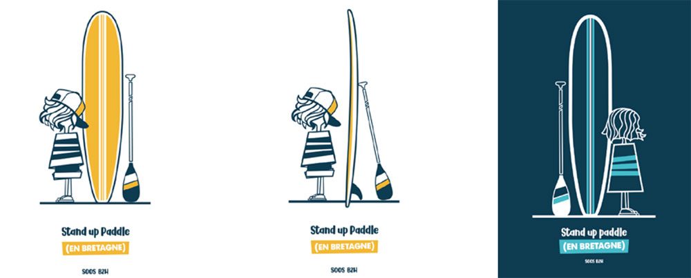 SOOS BZH, quand l'illustration sublime l'esprit du paddle !