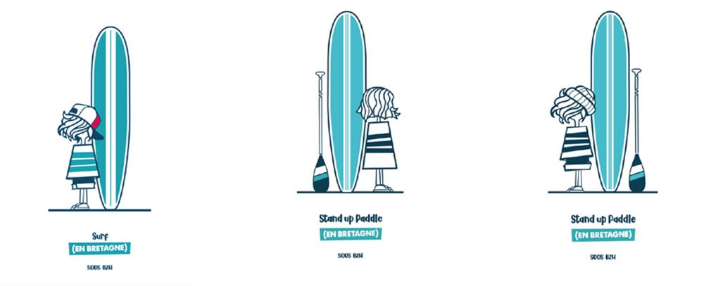 SOOS BZH, quand l'illustration sublime l'esprit du paddle !