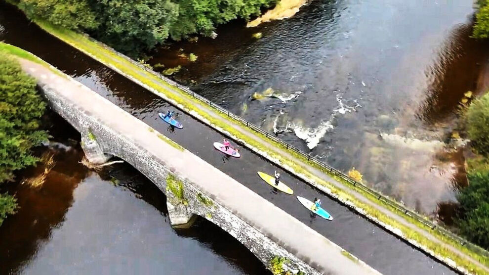 Explorer le canal Monmouthshire & Brecon en stand up paddle