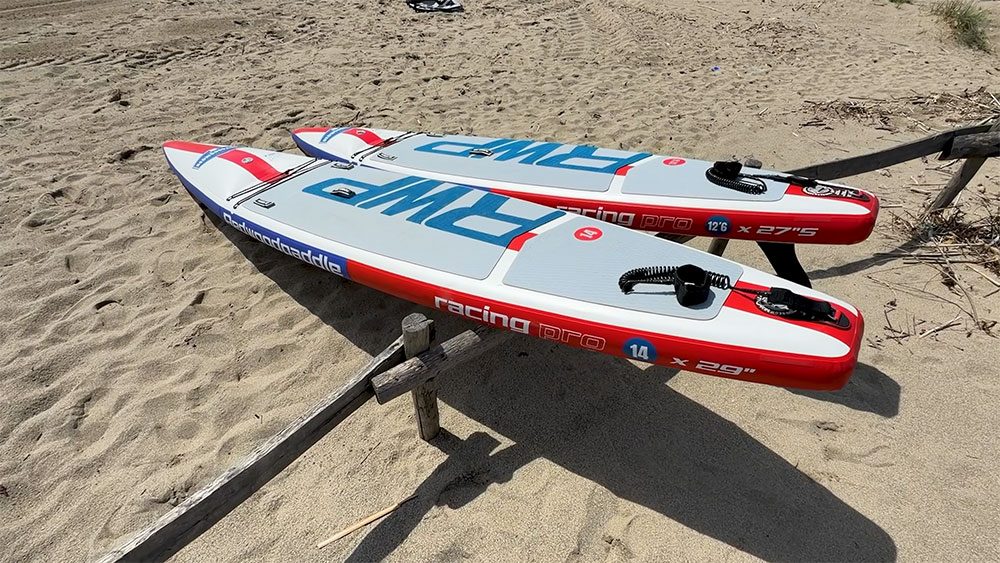 Test paddle gonflable Racing Pro Redwoodpaddle