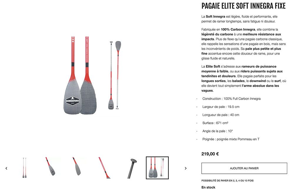 Quelle pagaie de paddle gonflable choisir chez Redwoodpaddle ?