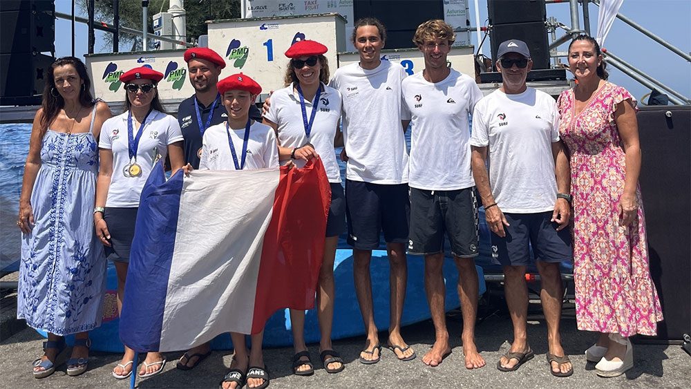 Léo Le Tohic Casareggio champion d’Europe de SUP surf
