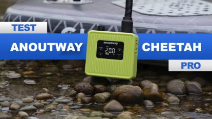 Test de la pompe électrique Anoutway Cheetah Pro, le gonfleur compact ultime