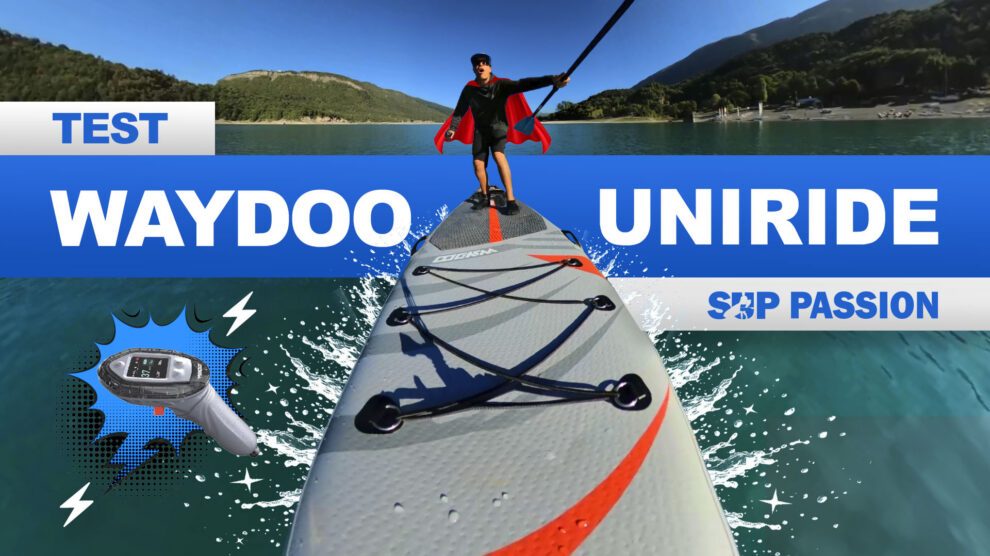 Test du paddle Waydoo UniRide eSUP avec assistance électrique